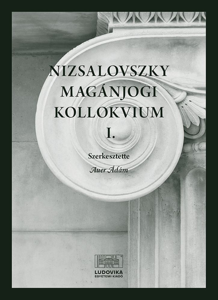 Cover_Nizsalovzsky_Maganjogi_Kollokvium_I