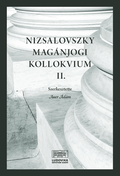Cover_Nizsalovszky_Maganjogi_Kollokvium_II